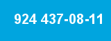 924 437-08-11 924 437-08-11